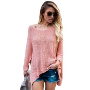 LAST ONE!! Oversize Knit Asymmetrical Sweater